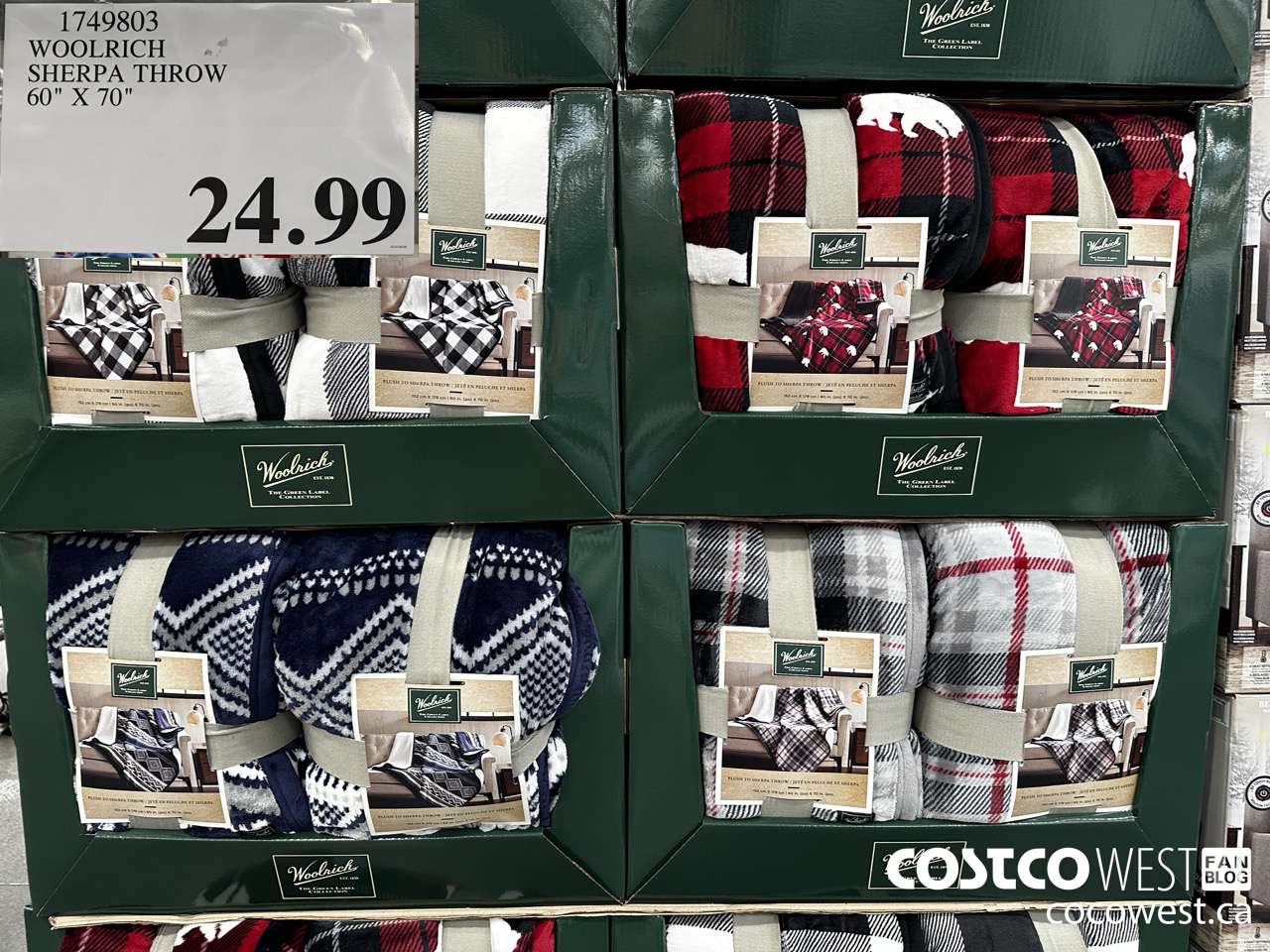 1749803 WOOLRICH SHERPA THROW 60