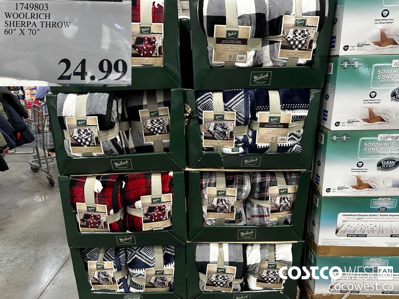 1749803 WOOLRICH SHERPA THROW 60