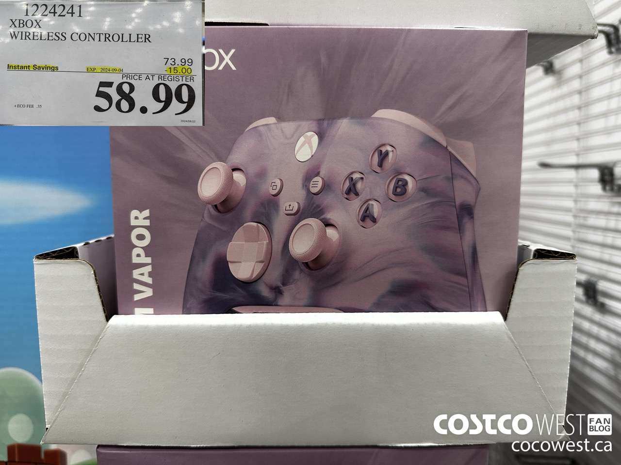 1224241 XBOX WIRELESS CONTROLLER ($15.00 INSTANT SAVINGS EXPIRES ON 2024-09-04) $58.99