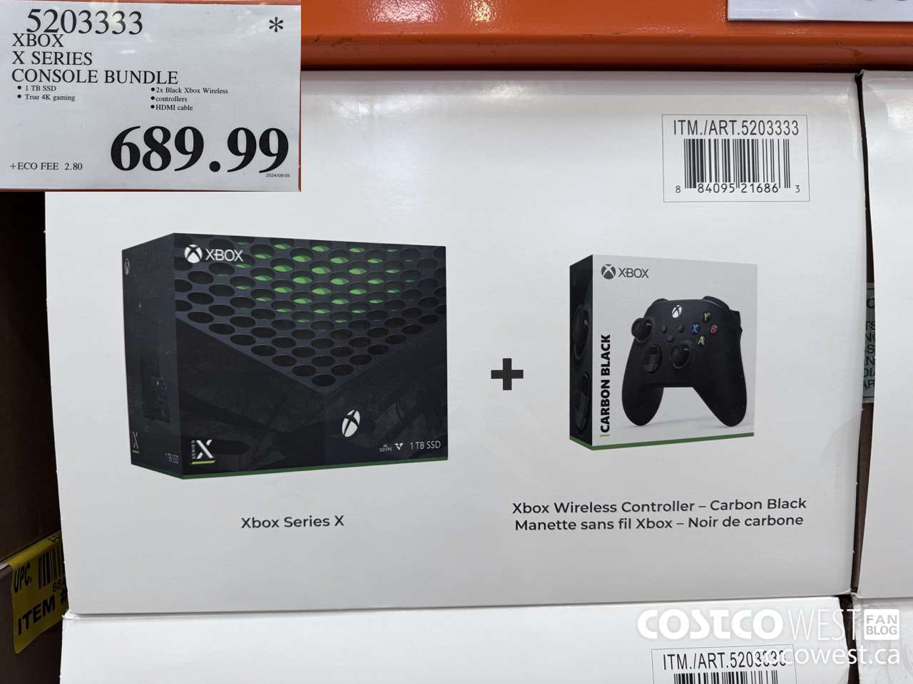 5203333 XBOX X SERIES CONSOLE BUNDLE $689.99