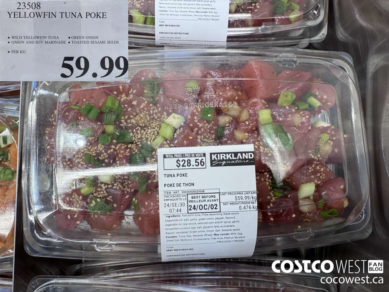 23508 YELLOWFIN TUNA POKE $59.99