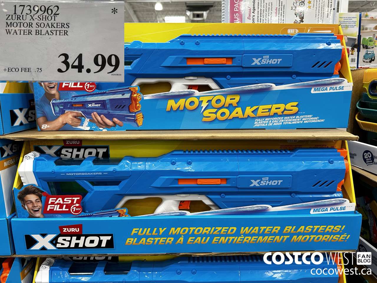 1739962 ZURU X-SHOT MOTOR SOAKERS WATER BLASTER $34.99