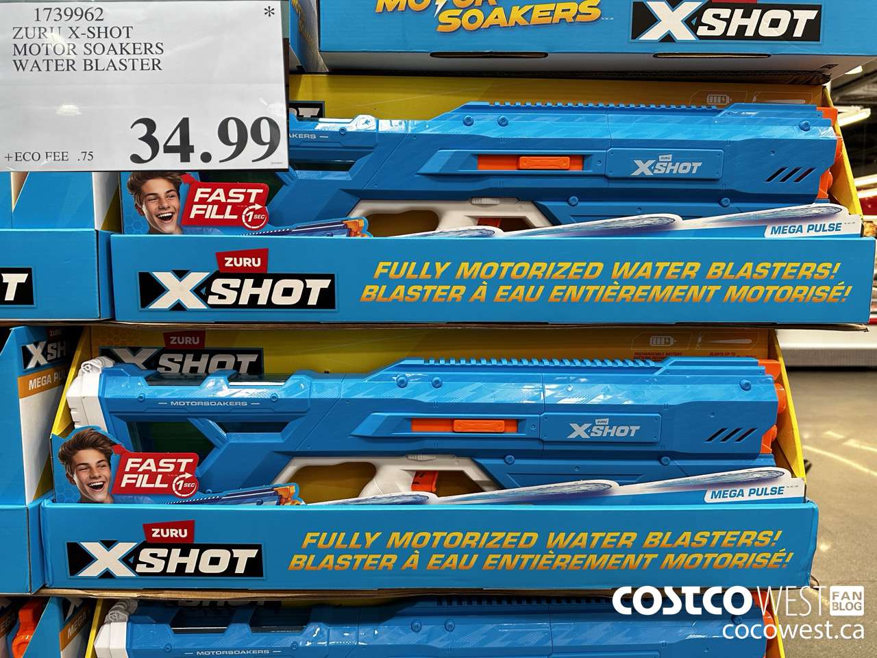1739962 ZURU X-SHOT MOTOR SOAKERS WATER BLASTER $34.99