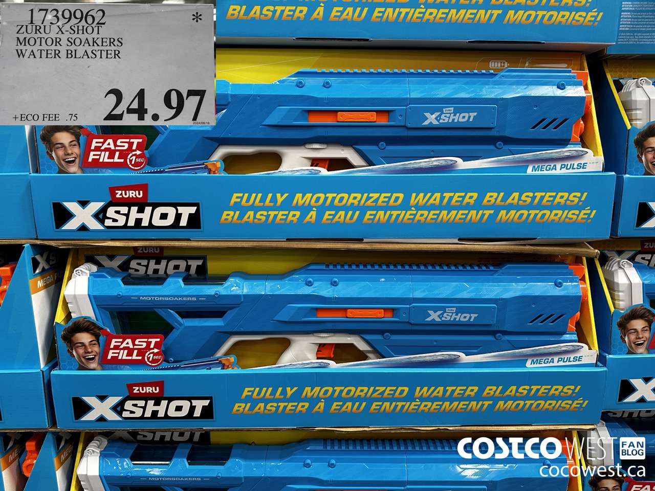 1739962 ZURU X-SHOT MOTOR SOAKERS WATER BLASTER $24.97