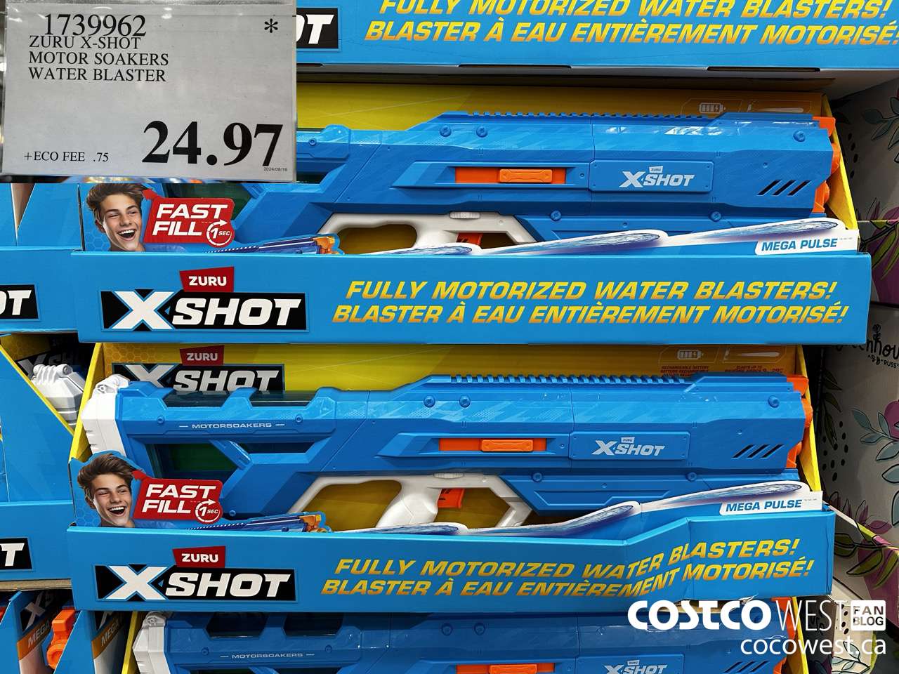 1739962 ZURU X-SHOT MOTOR SOAKERS WATER BLASTER $24.97