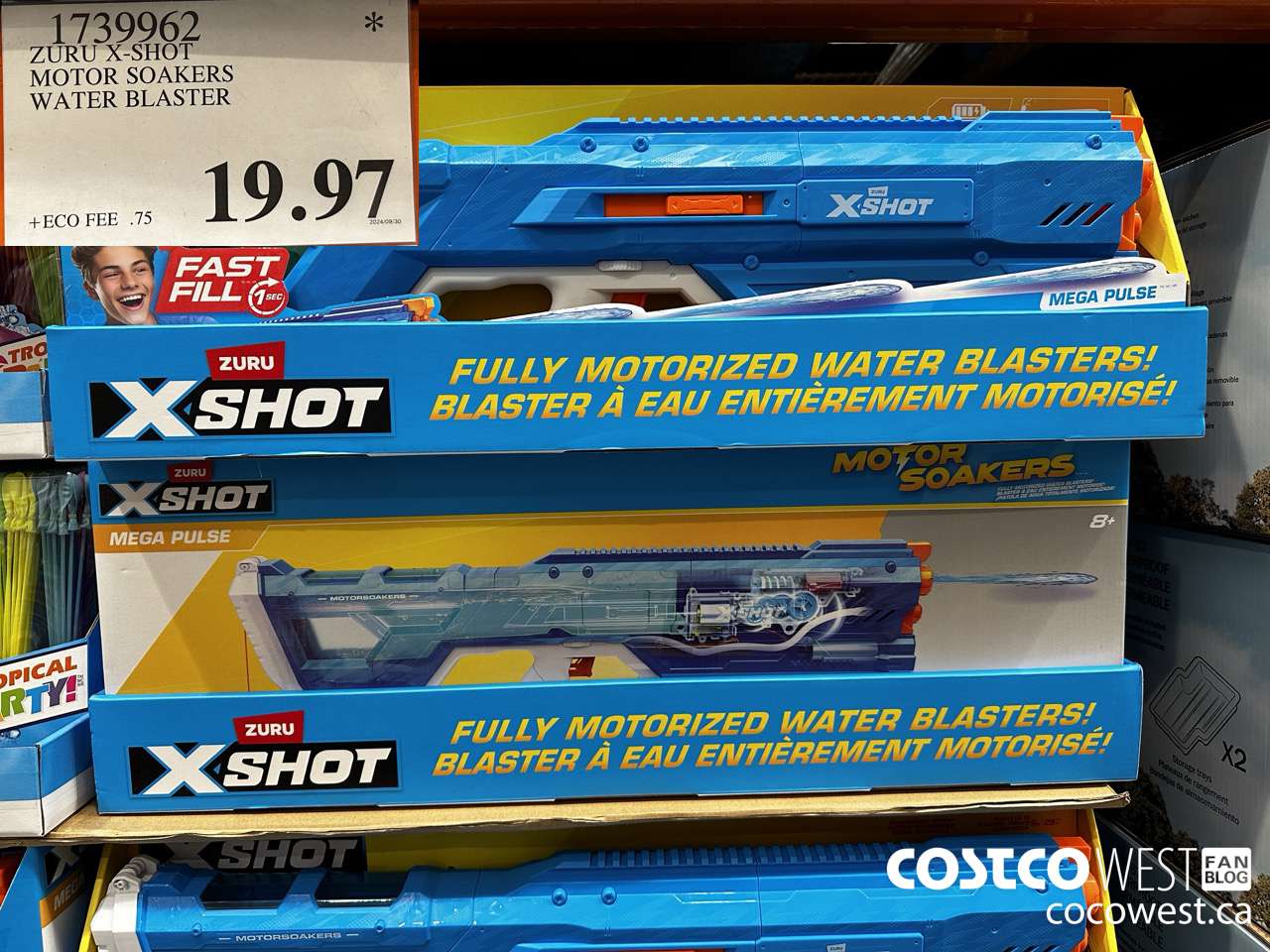 1739962 ZURU X-SHOT MOTOR SOAKERS WATER BLASTER $19.97