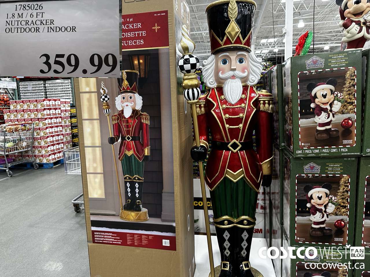 1785026 1.8M/6FT NUTCRACKER OUTDOOR/INDOOR $359.99