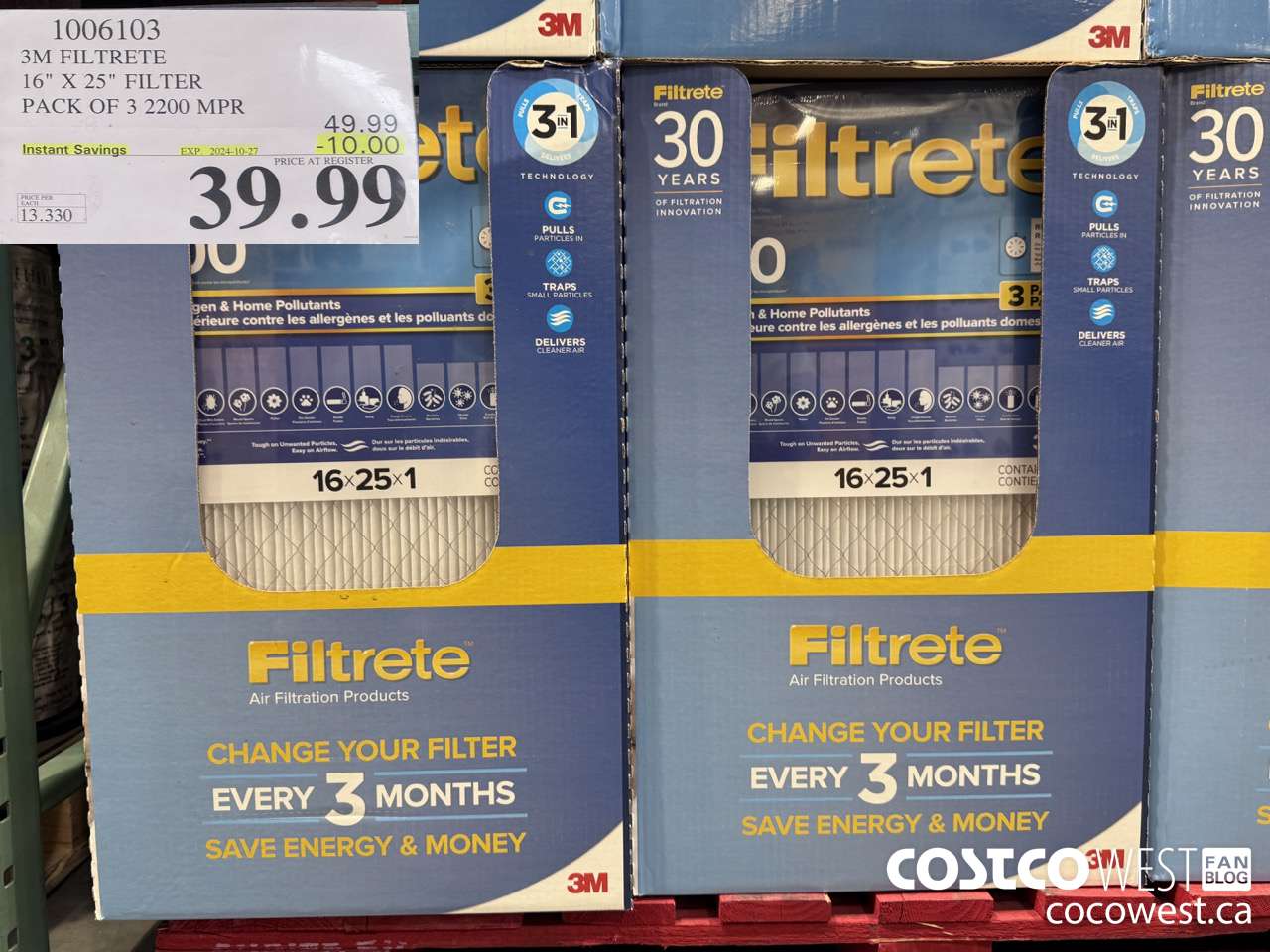 1006103 3M FILTRETE 16