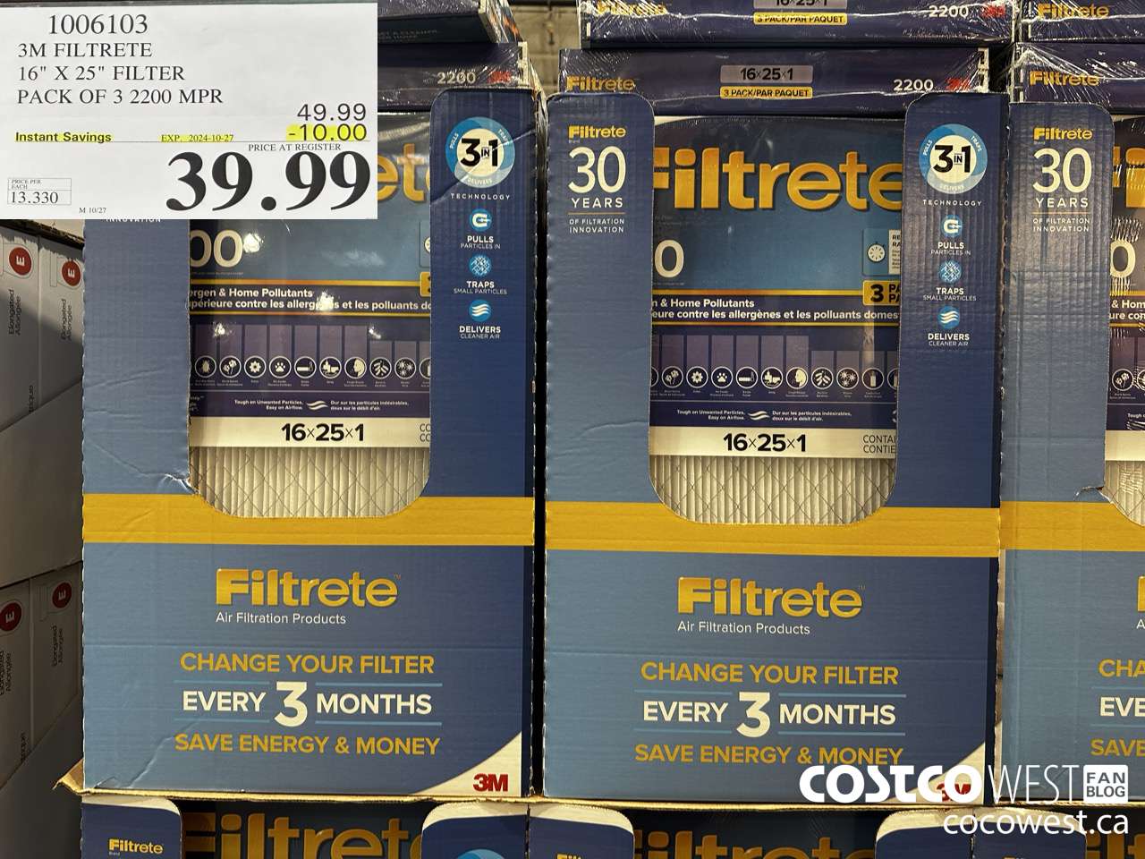 1006103 3M FILTRETE 16