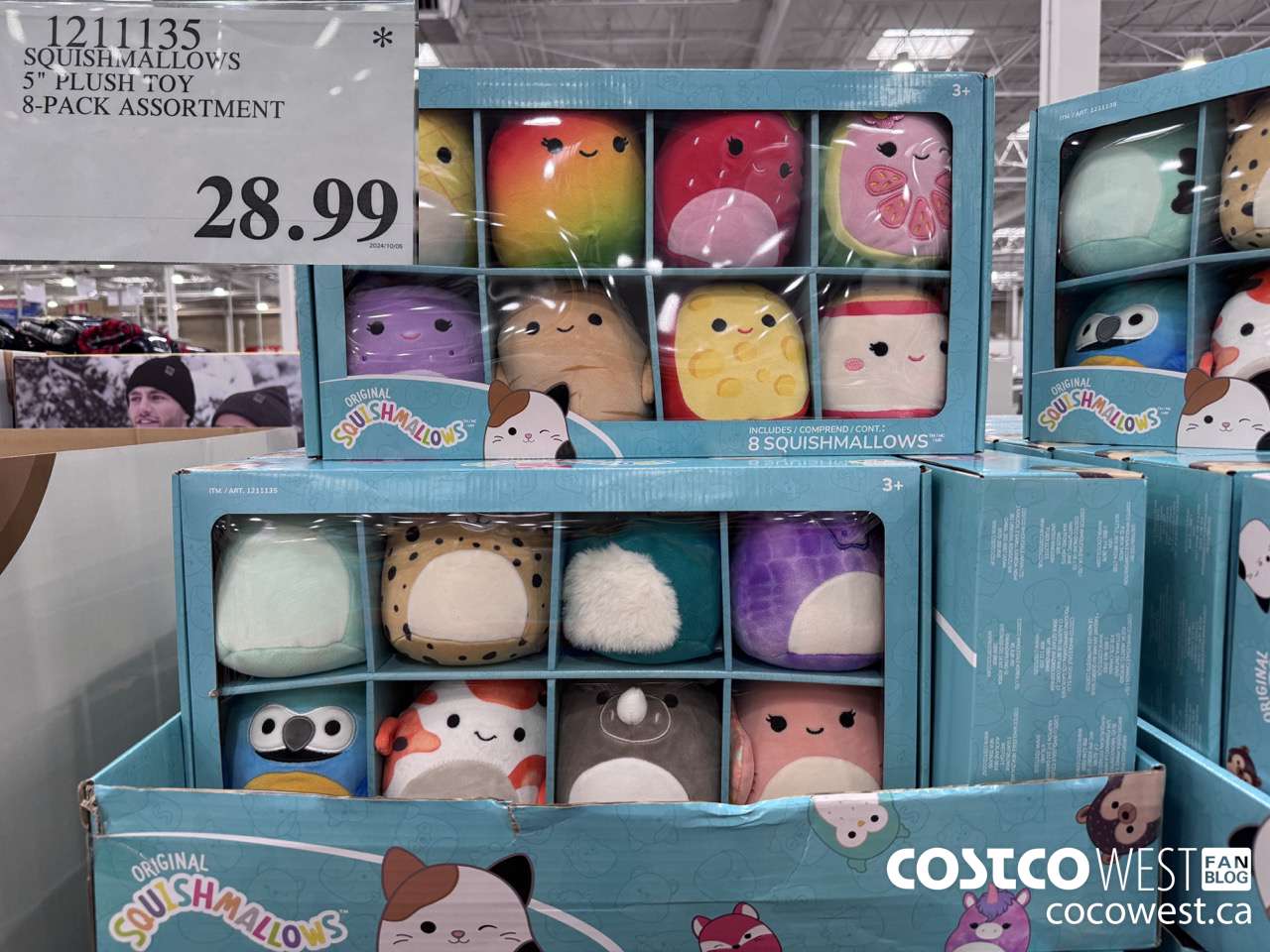 1211135 5-INCH SQUISHMALLOWS 8-PACK ASSORTMENT $28.99