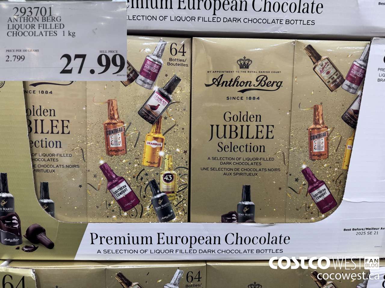 293701 ANTHON BERG LIQUOR FILLED CHOCOLATES 1 kg $27.99