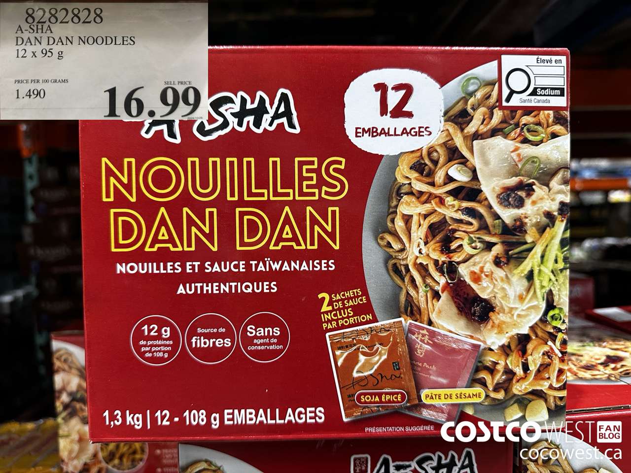 8282828 A-SHA DAN DAN NOODLES 12 X 95G $16.99