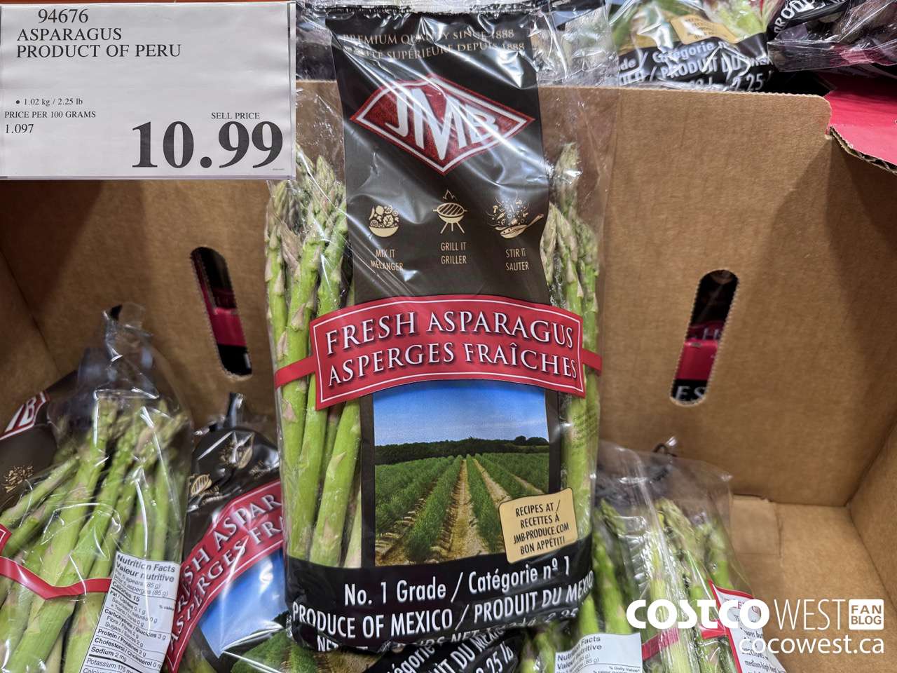 94676 ASPARAGUS PRODUCT OF PERU $10.99