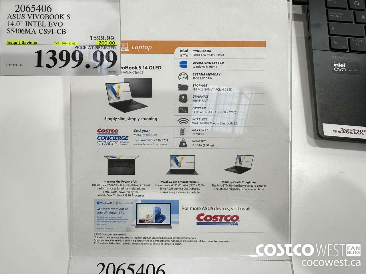 2065406 ASUS VIOBOOK S 14.0