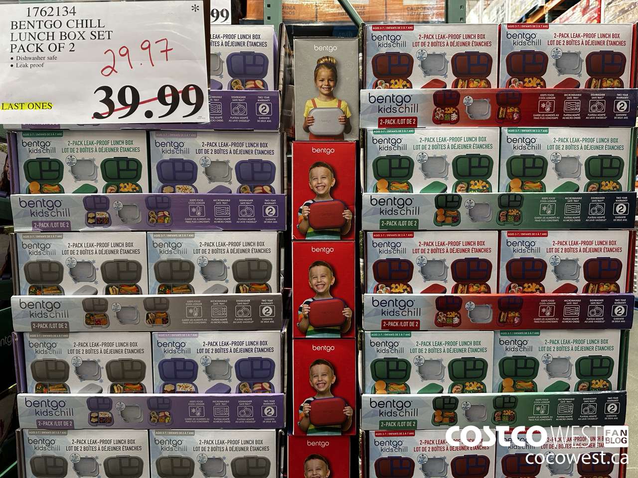 1762134 BENTGO CHILL LUNCH BOX SET PACK OF 2 $29.97