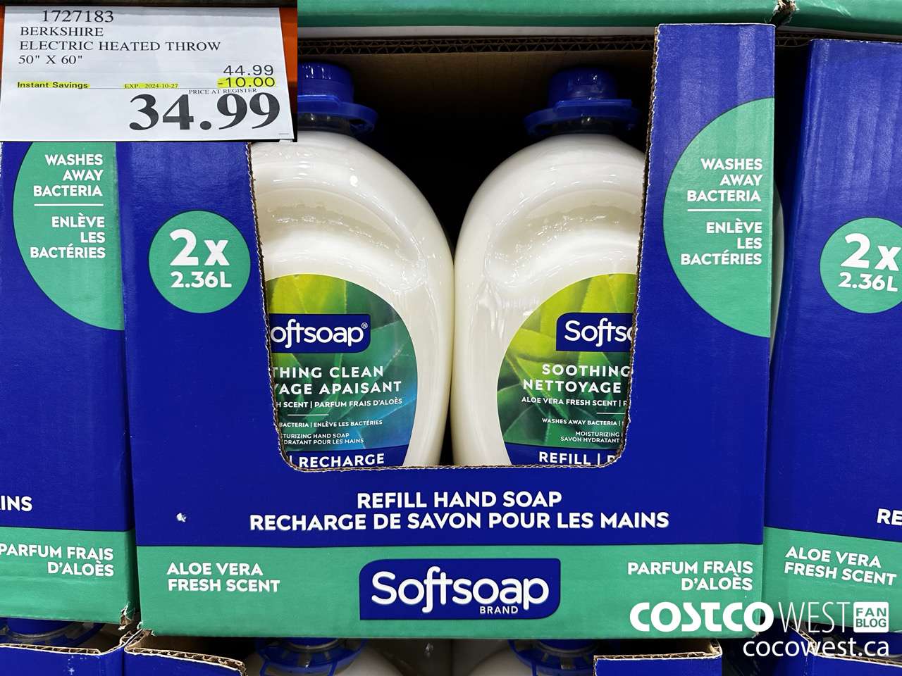 1727183 BERKSHIRE ELECTRIC HEATED THROW 50