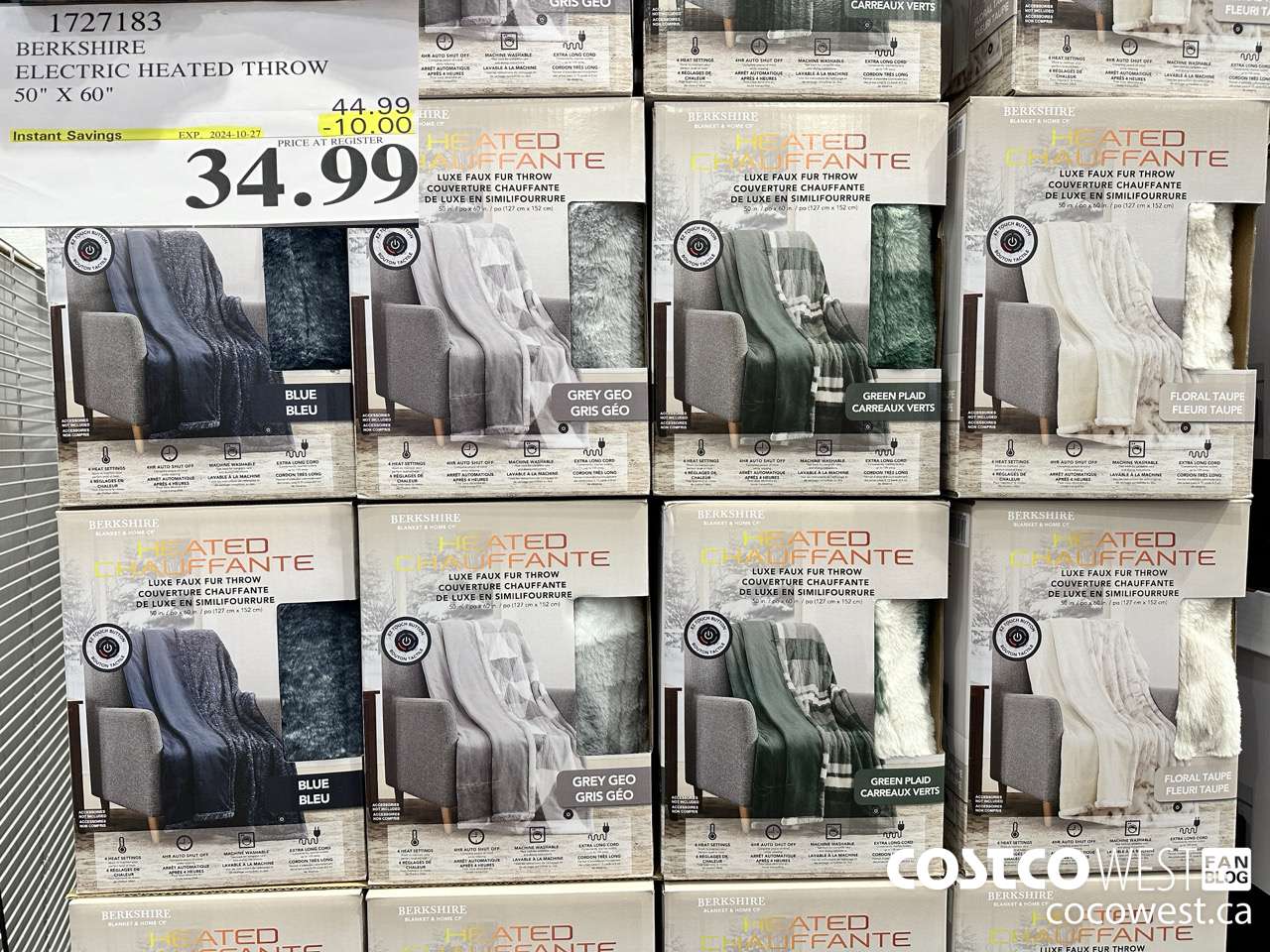 1727183 BERKSHIRE ELECTRIC HEATED THROW 50