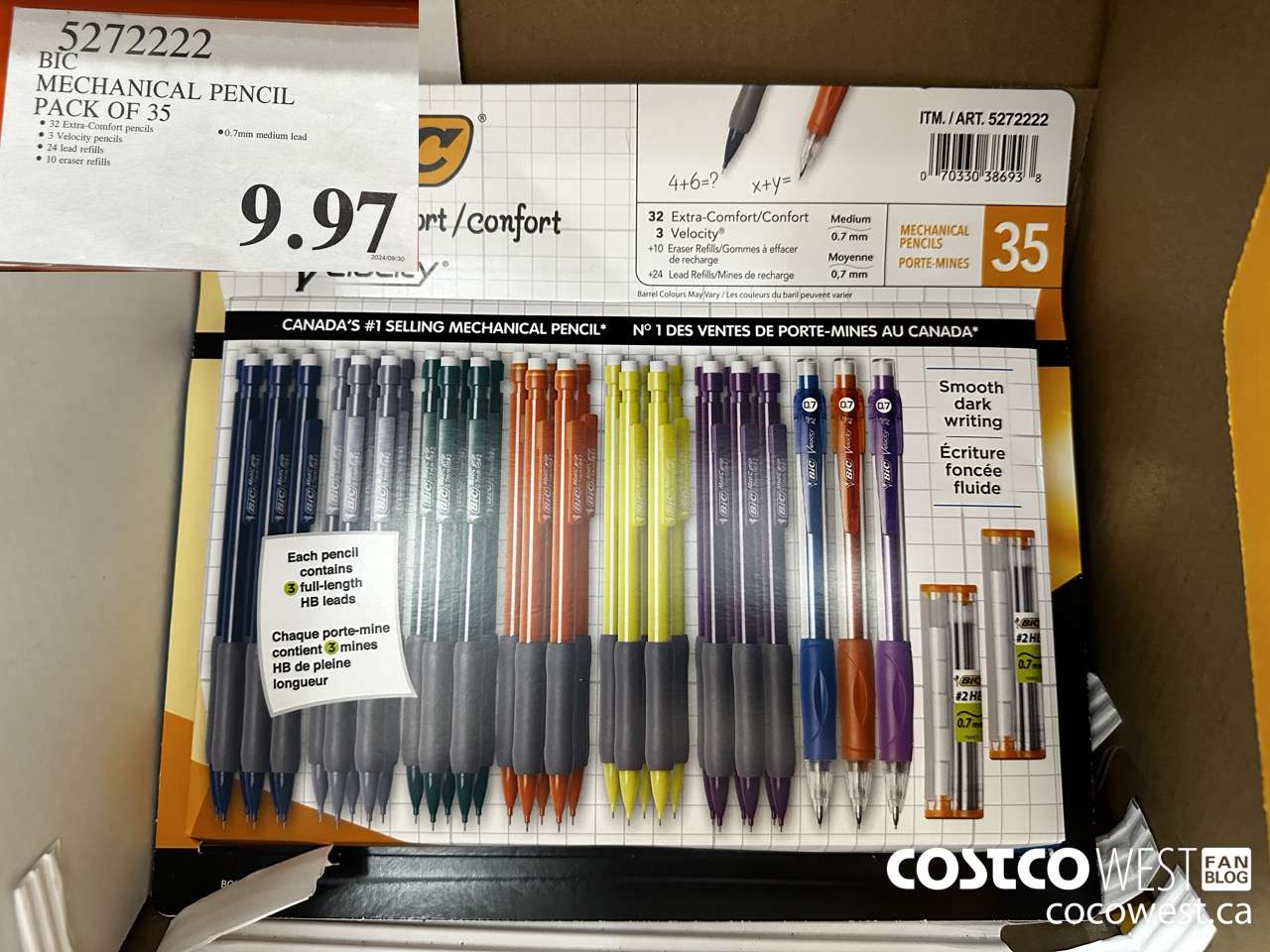 5272222 BIC MECHANICAL PENCIL PACK OF 35 $9.97