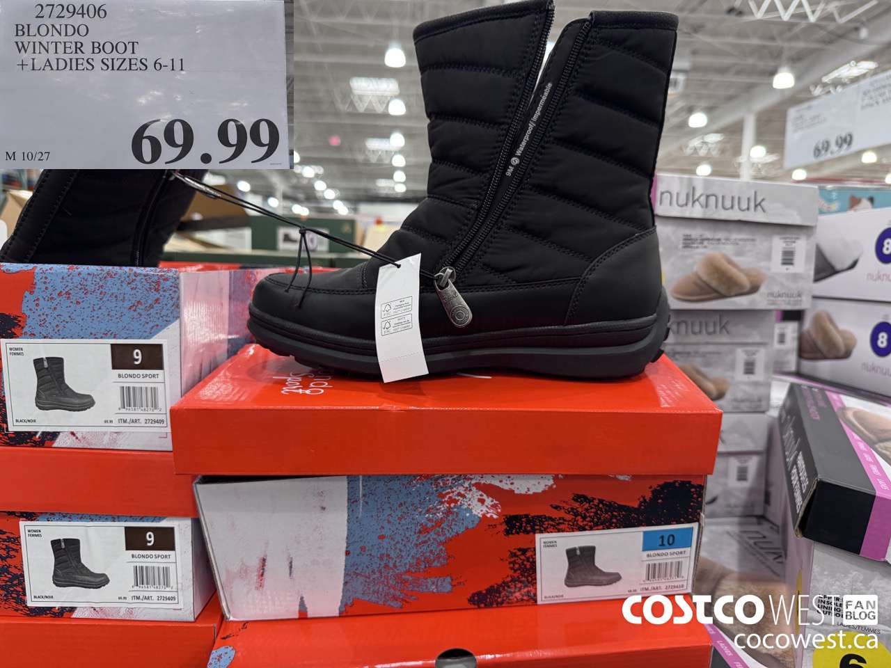 2729406 BLONDO WINTER BOOT LADIES SIZES 6-11 $69.99