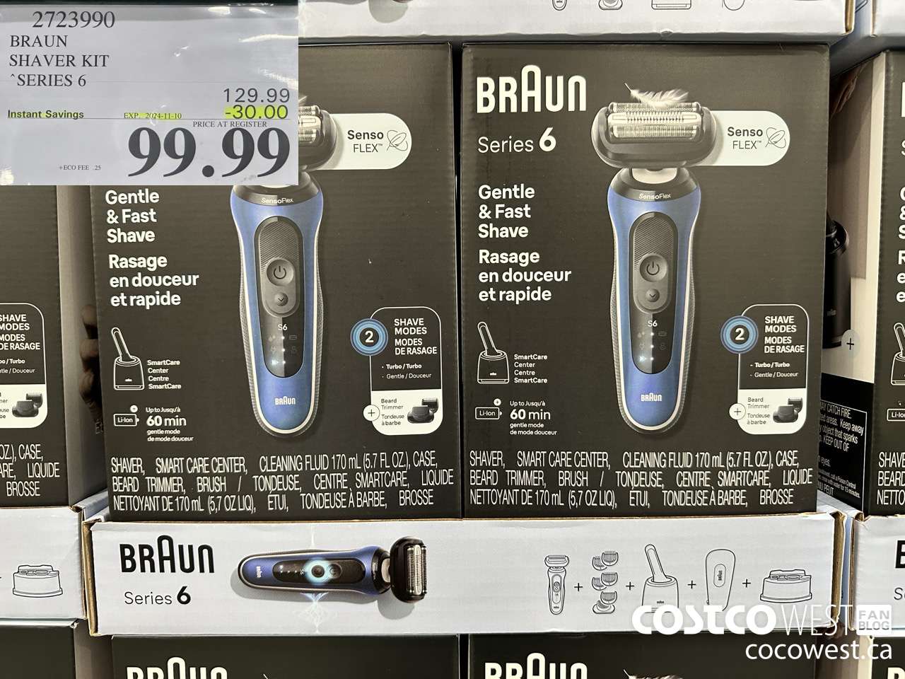 2723990 BRAUN SHAVER KIT SERIES 6 ($30.00 INSTANT SAVINGS EXPIRES ON 2024-11-10) $99.99