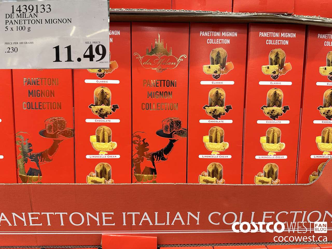 1439133 CHEF MINI PANETTONE TOWER 5 X 100 G $11.49