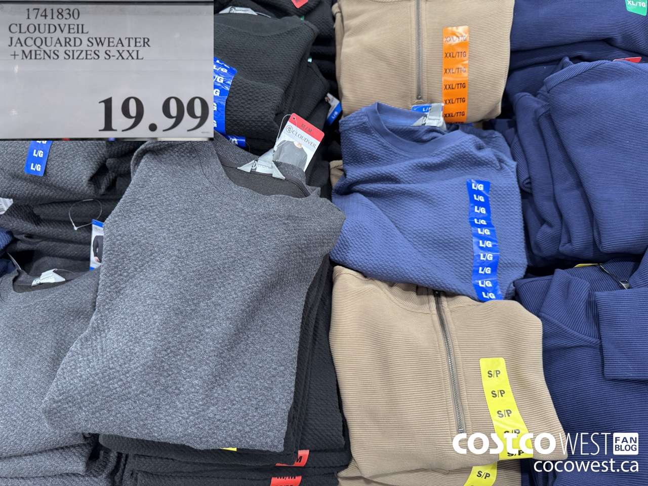 1741830 CLOUDVEIL JACQUARD SWEATER MENS SIZES S-XXL $19.99