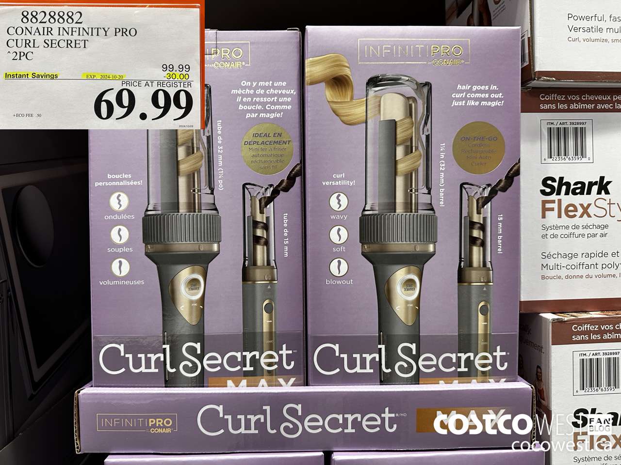 8828882 CONAIR INFINITY PRO CURL SECRET 2 PC ($30.00 INSTANT SAVINGS EXPIRES ON 2024-10-20) $69.99
