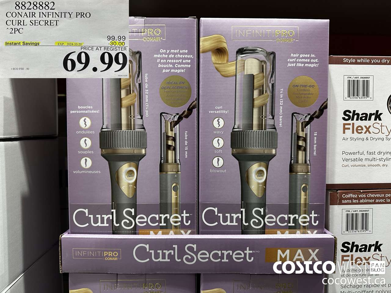 8828882 CONAIR INFINITY PRO CURL SECRET 2 PC ($30.00 INSTANT SAVINGS EXPIRES ON 2024-10-20) $69.99