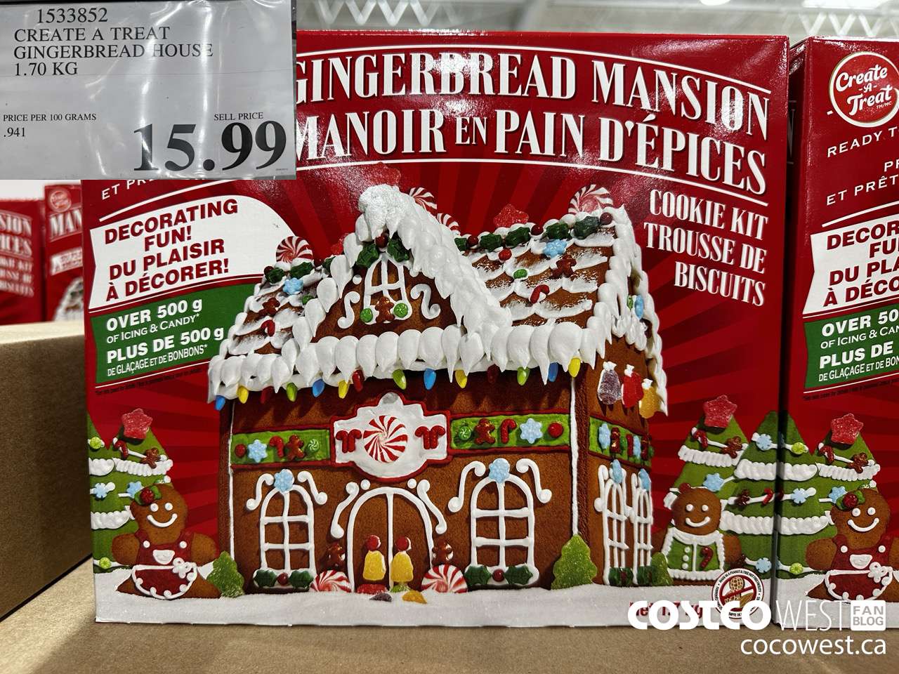 1533852 CREATE A TREAT GINGERBREAD HOUSE 1.70 KG $15.99