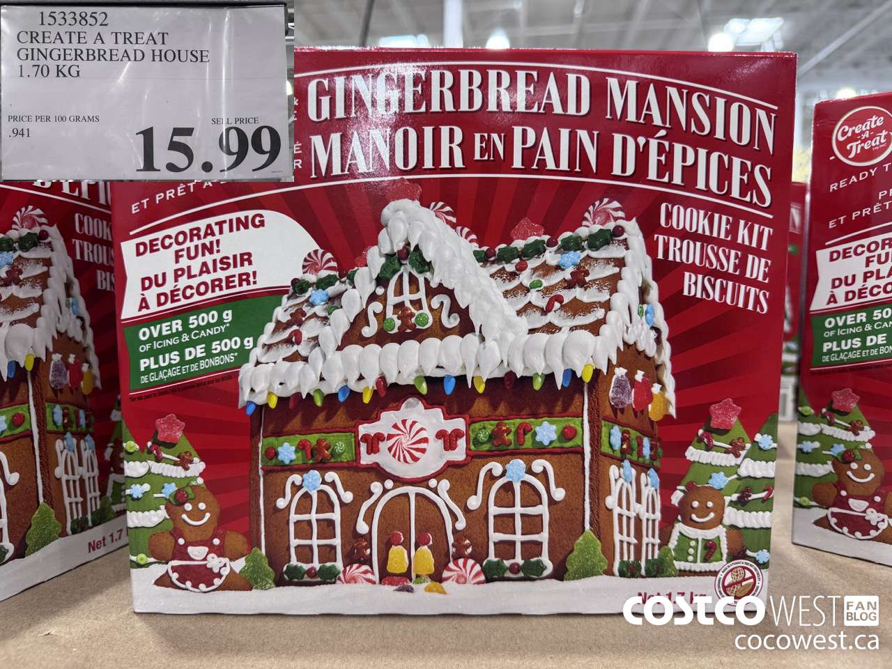 1533852 CREATE A TREAT GINGERBREAD HOUSE 1.70 KG $15.99