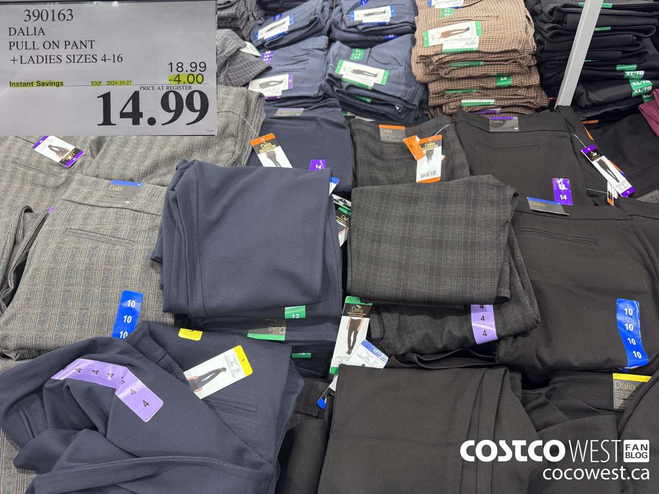 390163 DALIA PULL ON PANT LADIES SIZES 4-16 ($4.00 INSTANT SAVINGS EXPIRES ON 2024-10-27) $14.99