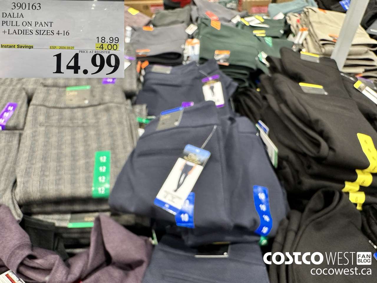 390163 DALIA PULL ON PANT LADIES SIZES 4-16 ($4.00 INSTANT SAVINGS EXPIRES ON 2024-10-27) $14.99