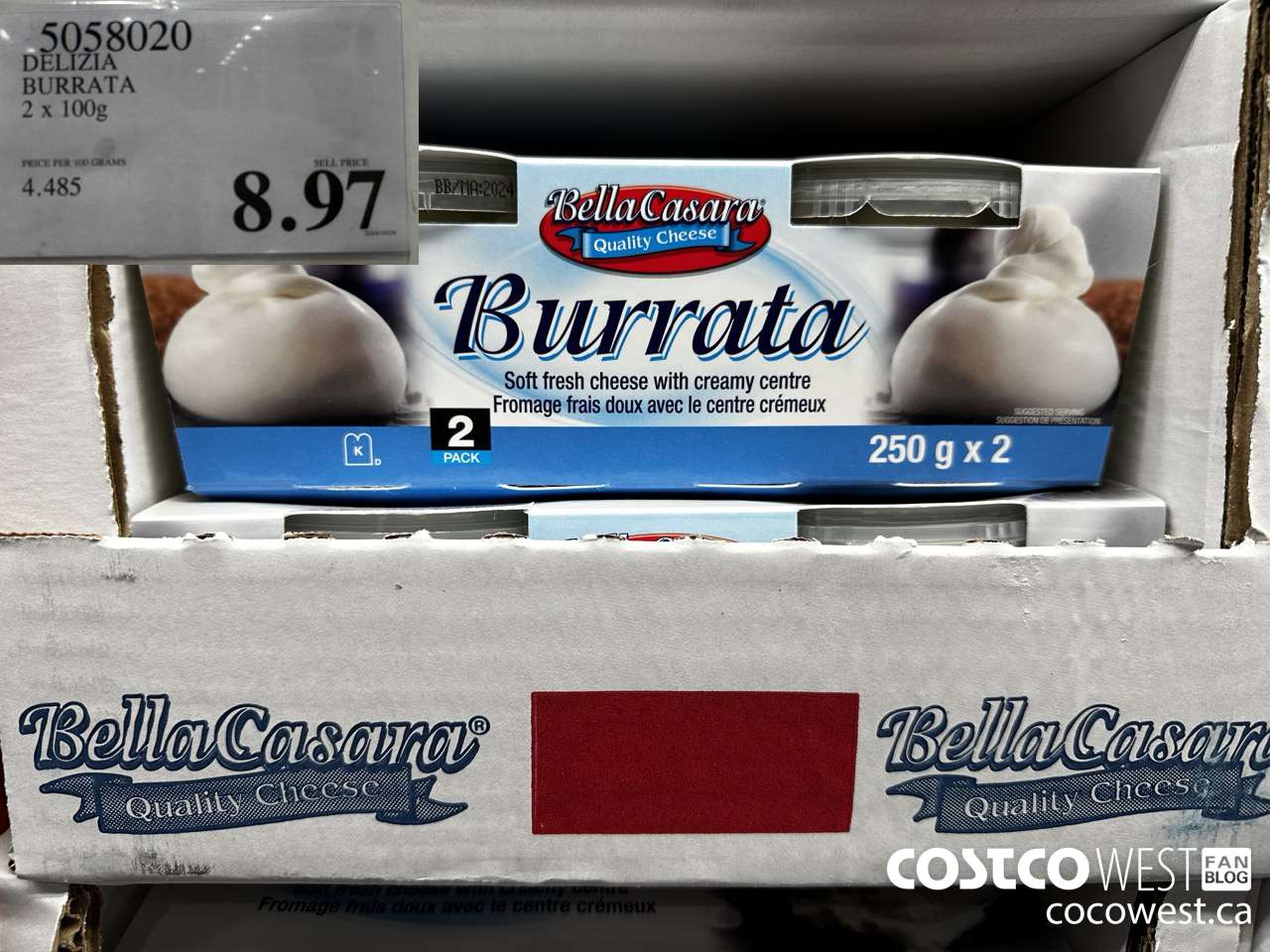 5058020 DELIZIA BURRATA 2 x 100G $8.97