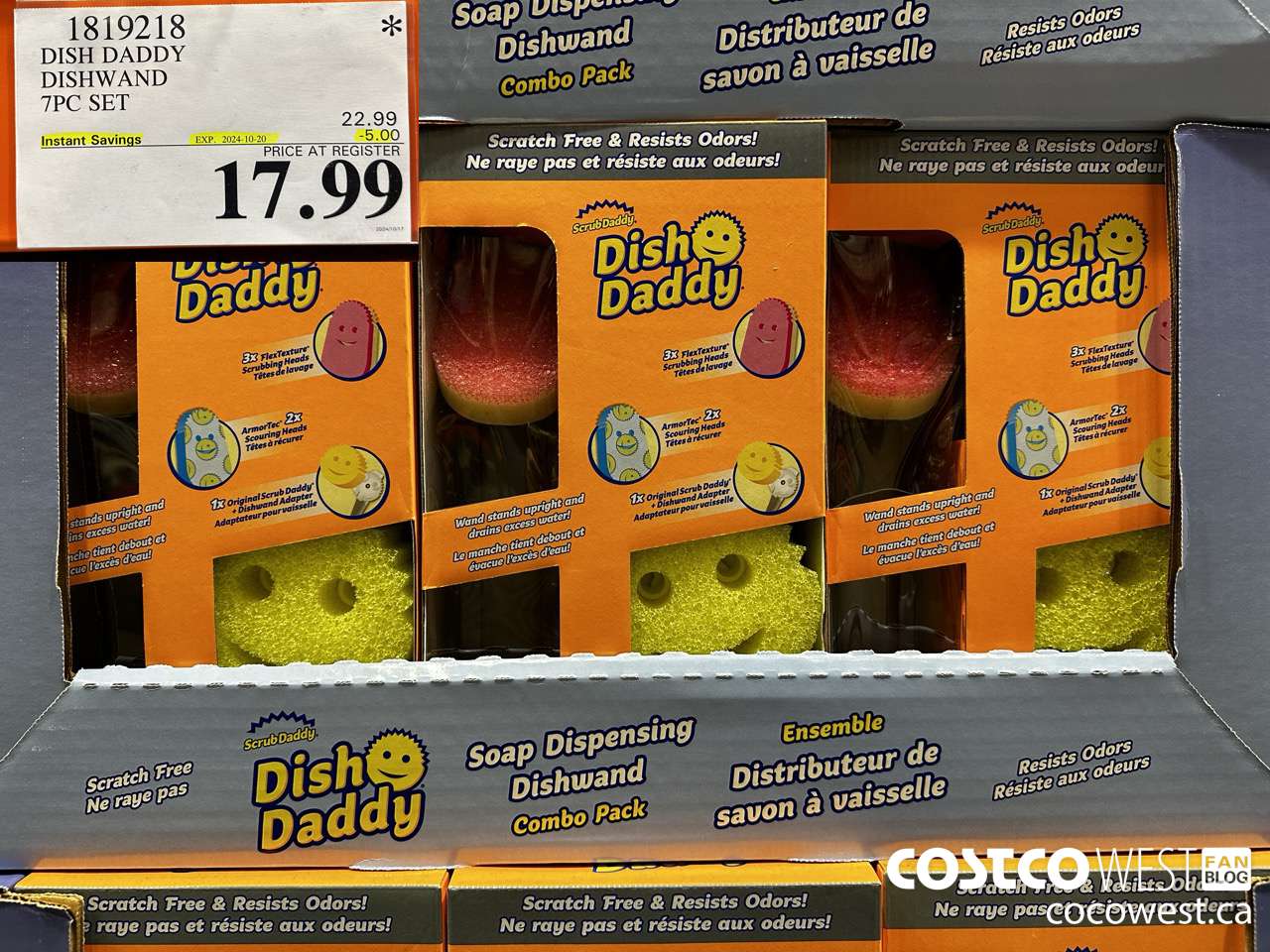 1819218 DISH DADDY DISHWAND 7PC SET ($5.00 INSTANT SAVINGS EXPIRES ON 2024-10-20) $17.99