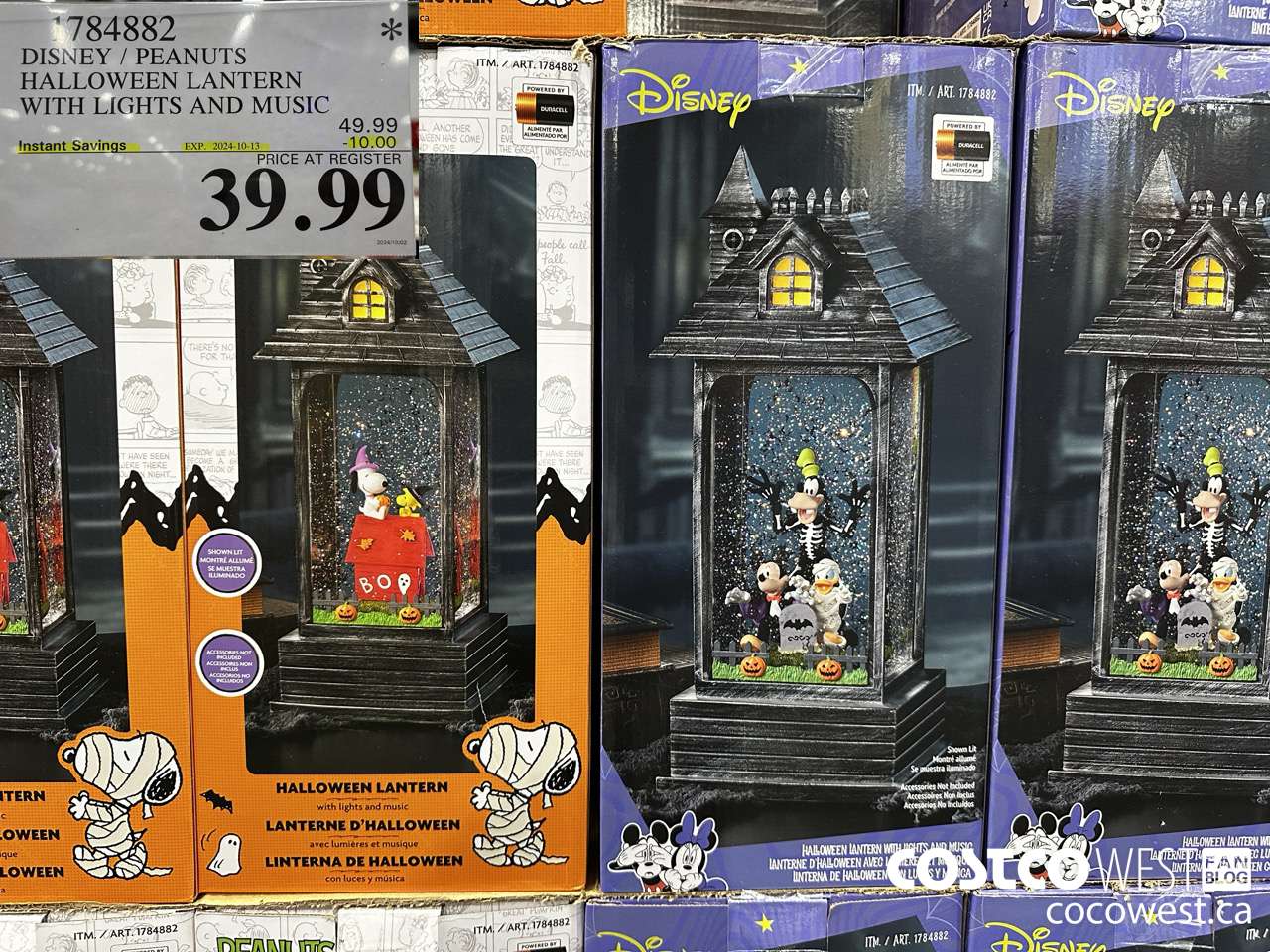 1784882 DISNEY/PEANUTS HALLOWEEN LANTERN WITH LIGHTS AND MUSIC ($10.00 INSTANT SAVINGS EXPIRES ON 2024-10-13) $39.99