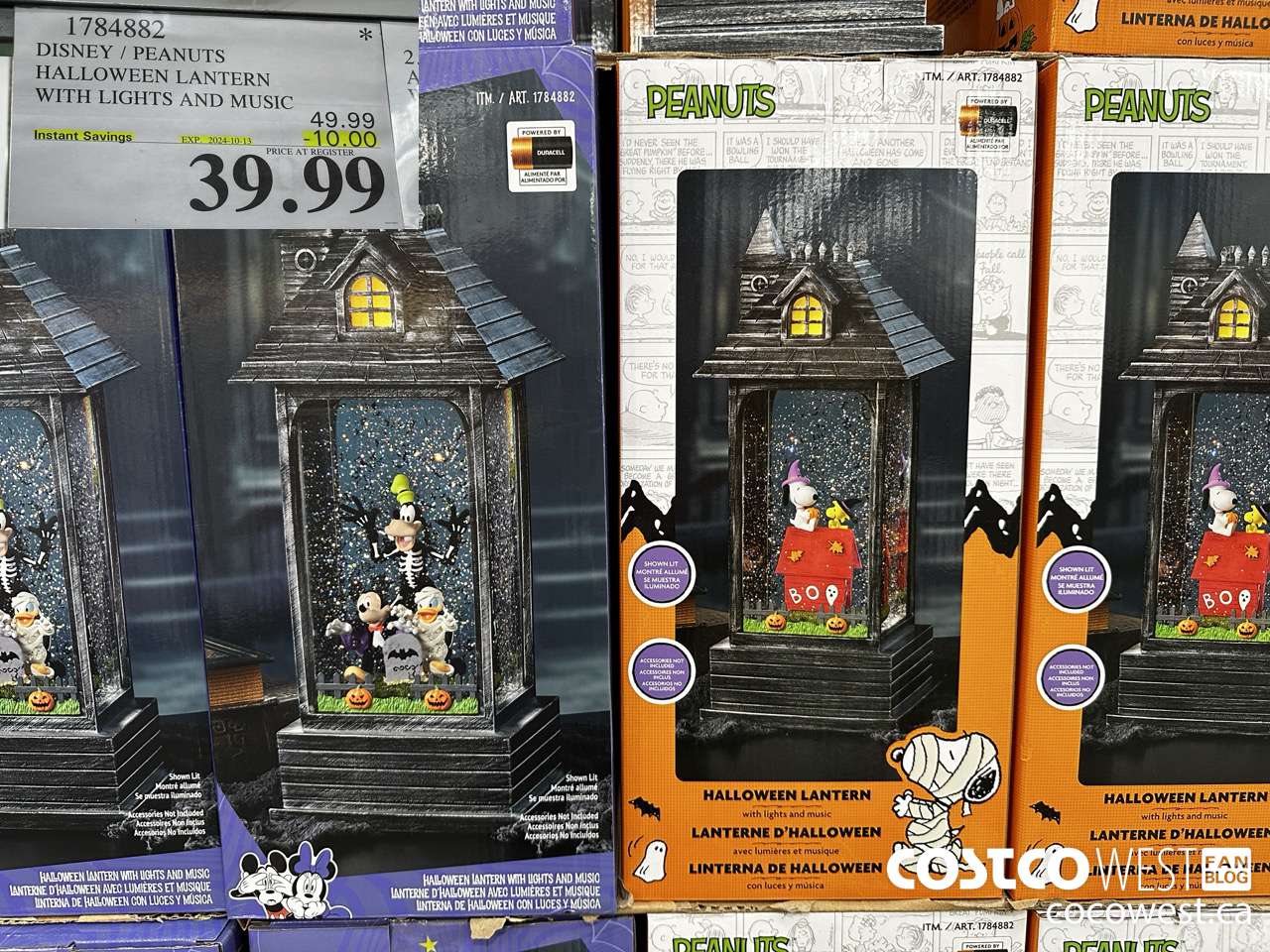 1784882 DISNEY/PEANUTS HALLOWEEN LANTERN WITH LIGHTS AND MUSIC ($10.00 INSTANT SAVINGS EXPIRES ON 2024-10-13) $39.99