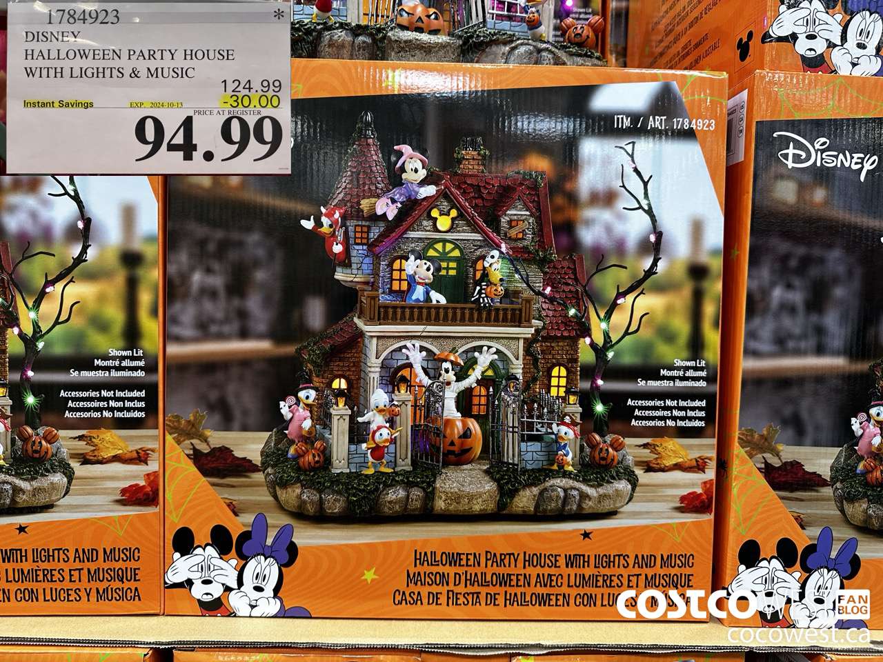 1784923 DISNEY HALLOWEEN PARTY HOUSE WITH LIGHTS & MUSIC ($30.00 INSTANT SAVINGS EXPIRES ON 2024-10-13) $94.99