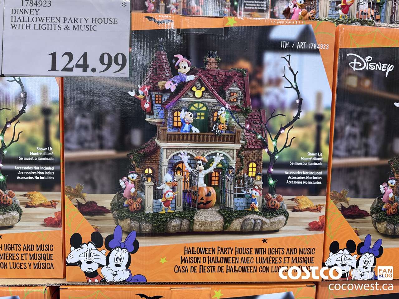 1784923 DISNEY HALLOWEEN PARTY HOUSE WITH LIGHTS & MUSIC $124.99