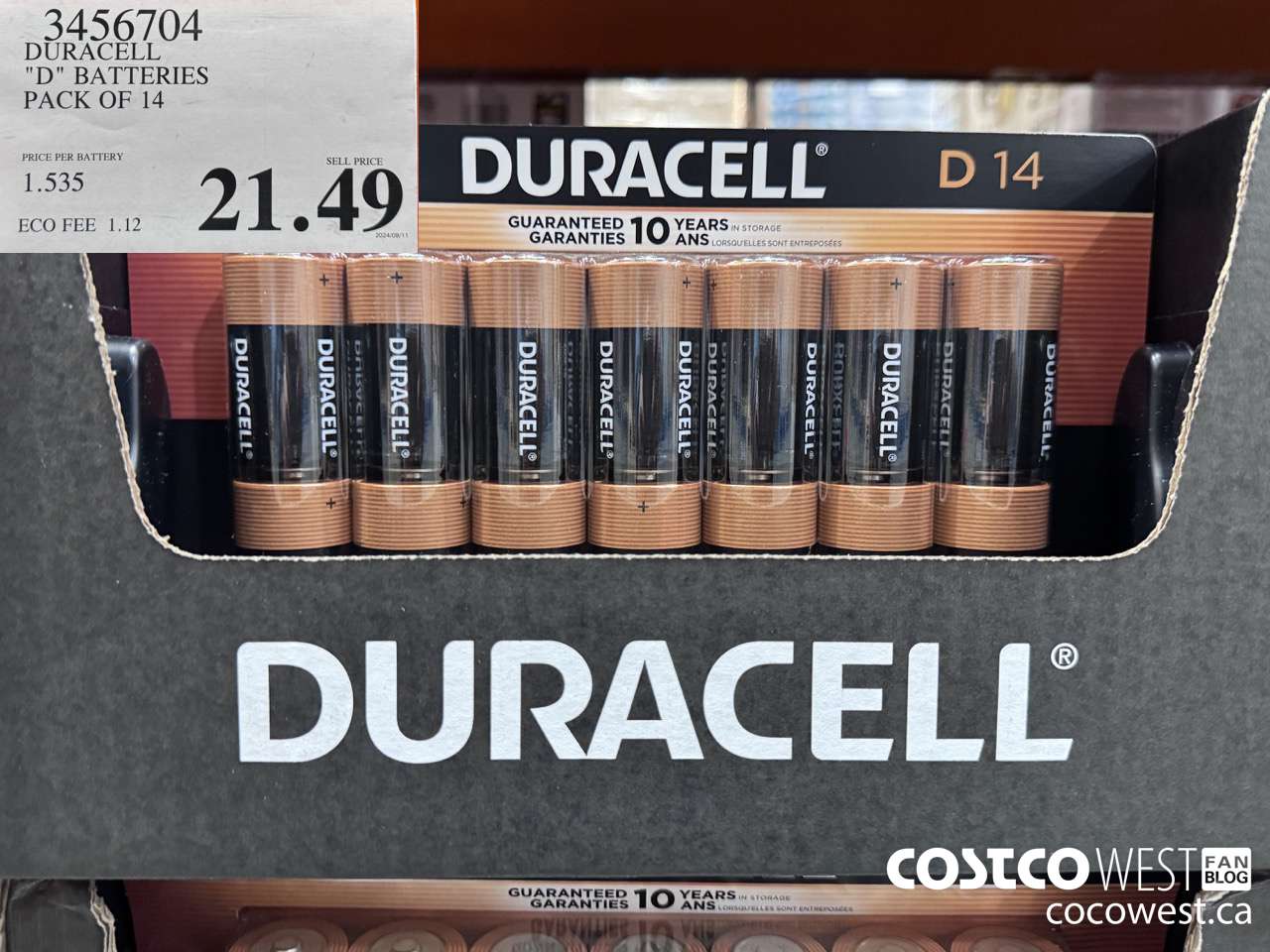 3456704 “DURACELL 