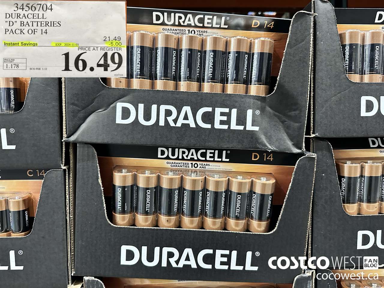 3456704 “DURACELL 