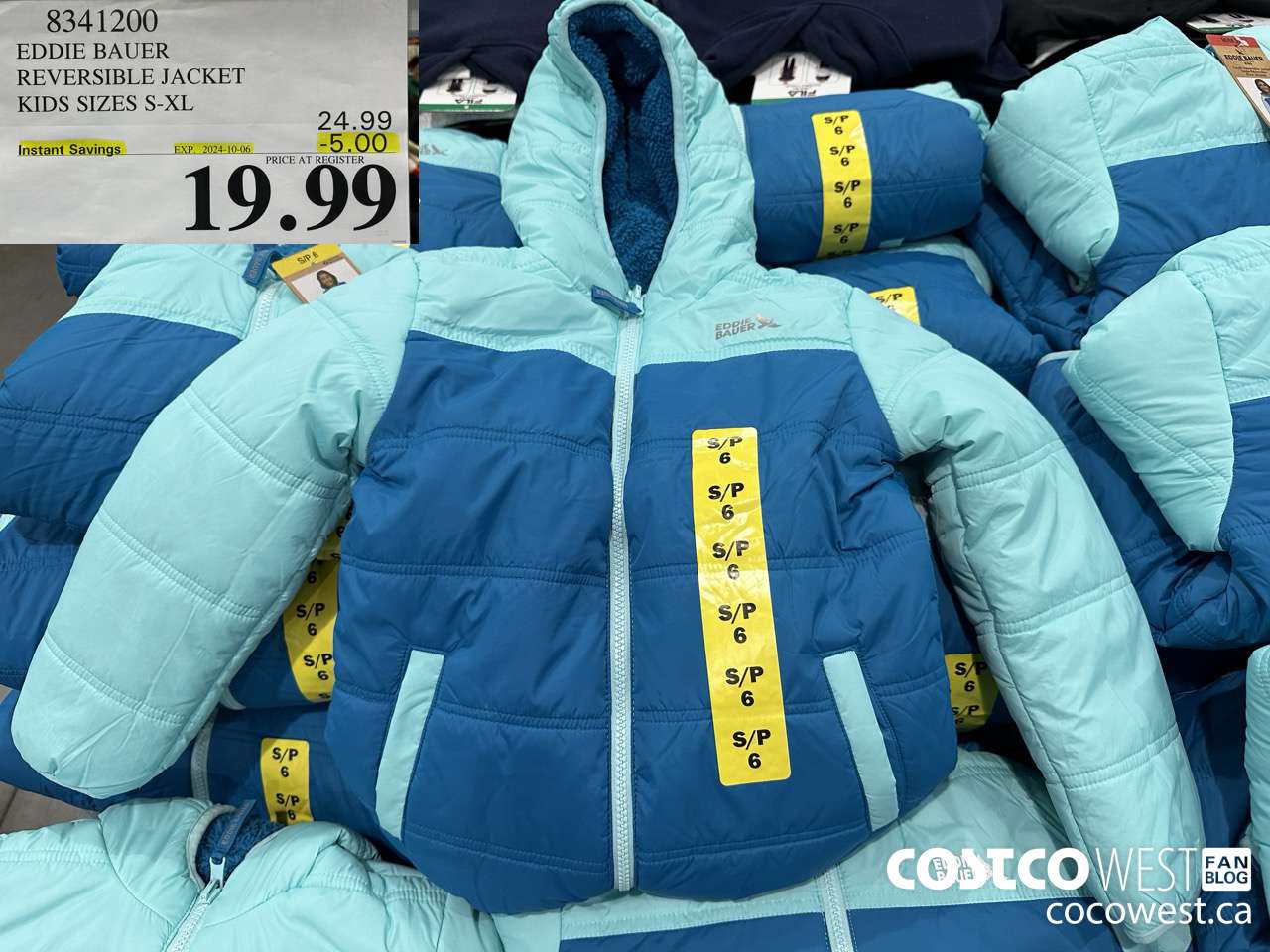 8341200 EDDIE BAUER REVERSIBLE JACKET KIDS SIZES S-XL ($5.00 INSTANT SAVINGS EXPIRES ON 2024-10-06) $19.99