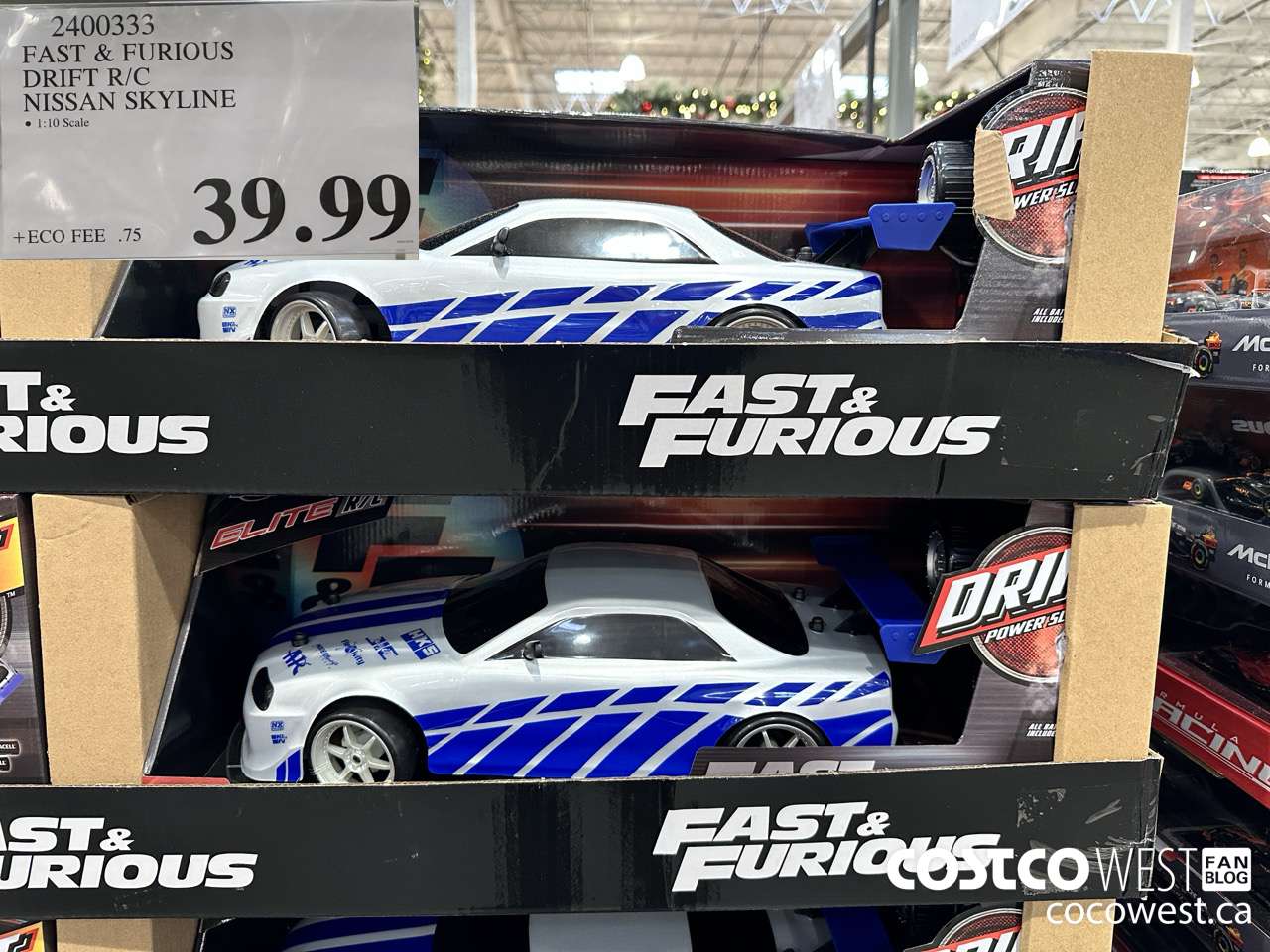 2400333 FAST & FURIOUS DRIFT R/C NISSAN SKYLINE $39.99