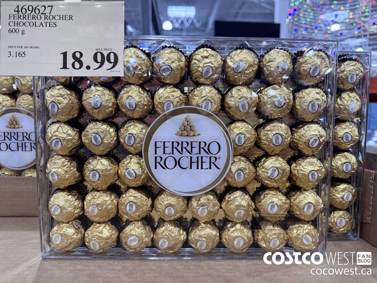469627 FERRERO ROCHER CHOCOLATES 600 G $18.99