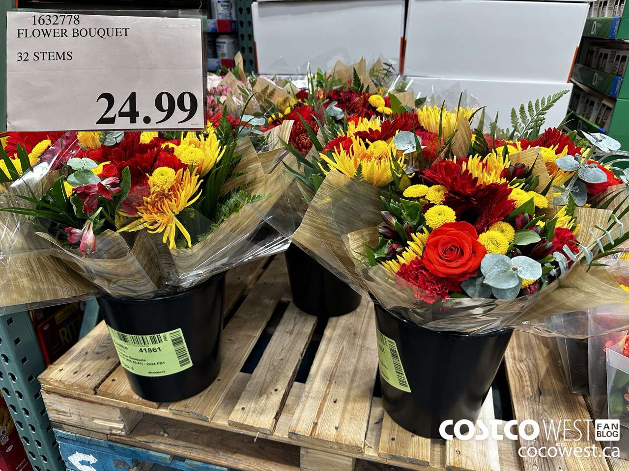 1632778 FLOWER BOUQUET 32 STEMS $24.99