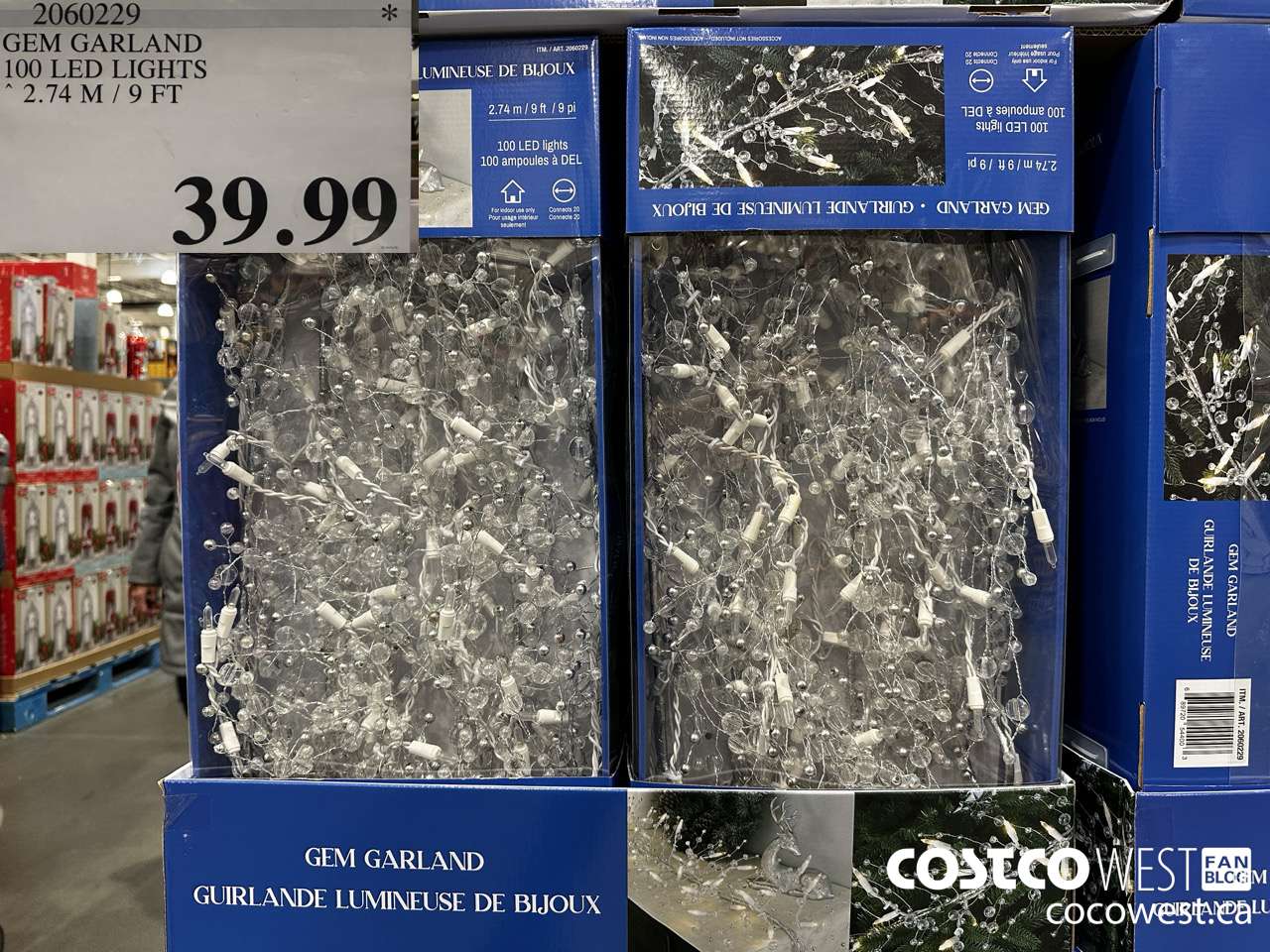 2060229 GEM GARLAND 100 LED LIGHTS 2.74M / 9FT $39.99