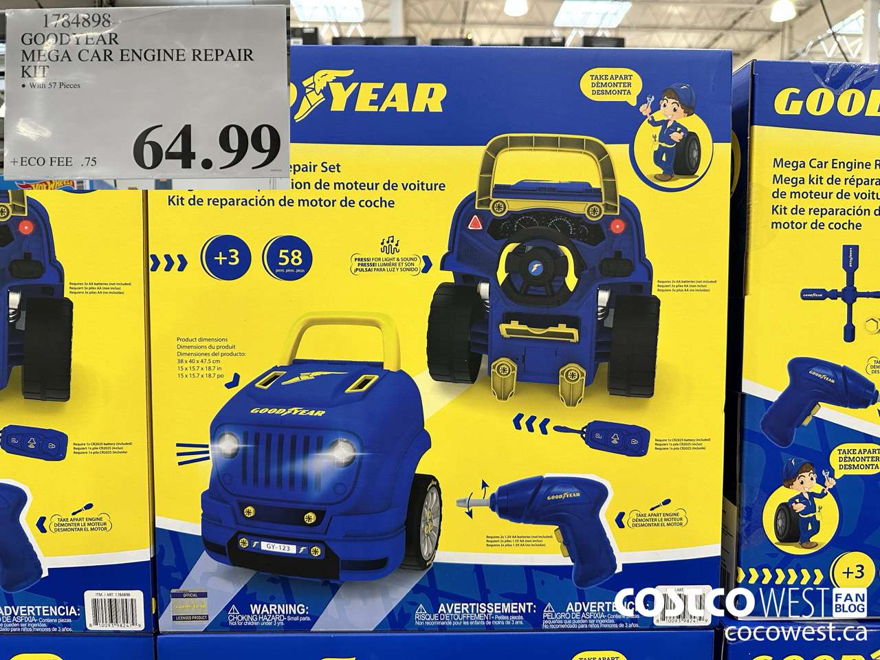 1784898 GOODYEAR MEGA CAR ENGINE REPAIR KIT $64.99