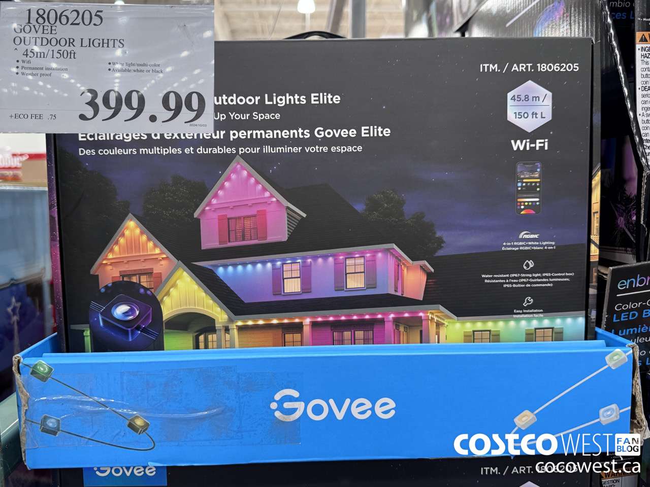 1806205 GOVEE OUTDOOR LIGHTS 45M/150FT $399.99