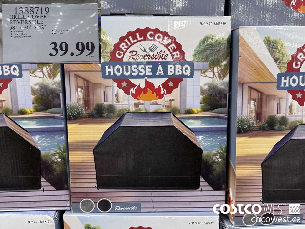 1388719 GRILL COVER REVERSIBLE 68