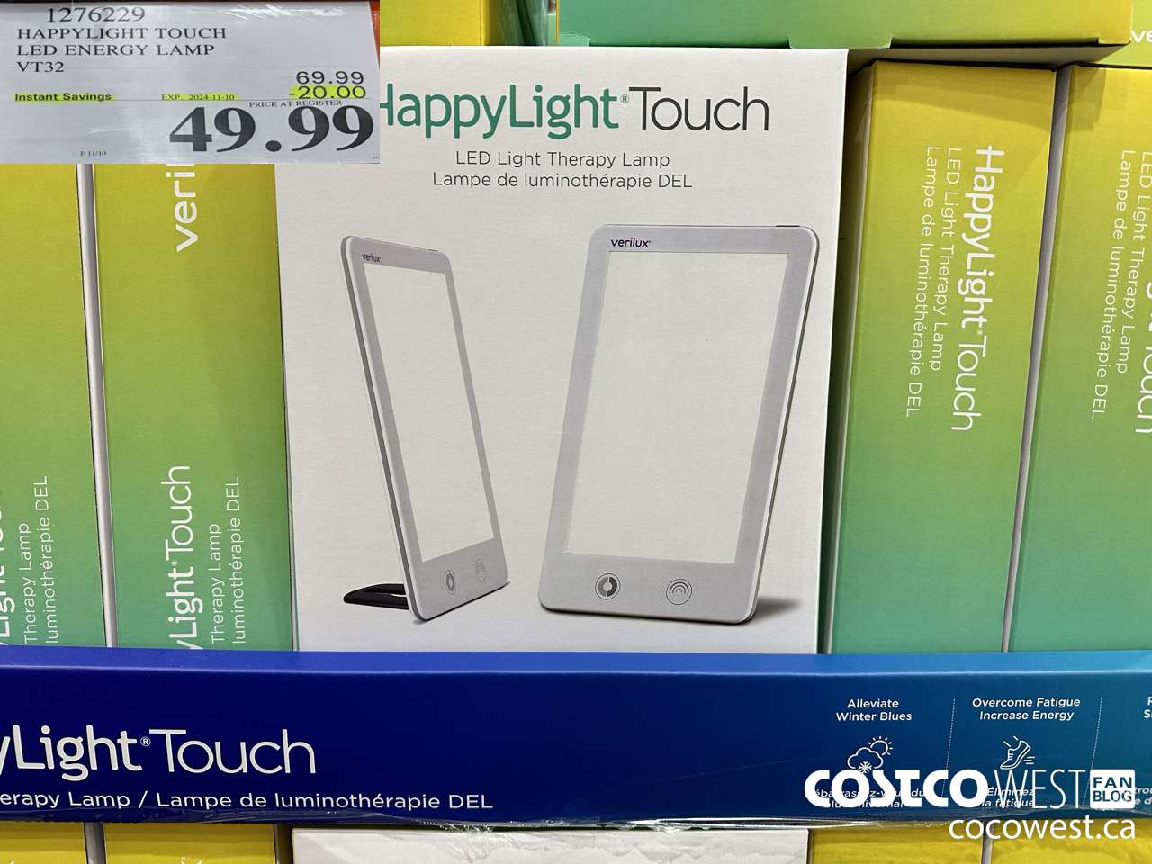1276229 HAPPYLIGHT TOUCH LED ENERGY LAMP VT32 ($20.00 INSTANT SAVINGS EXPIRES ON 2024-11-10) $49.99