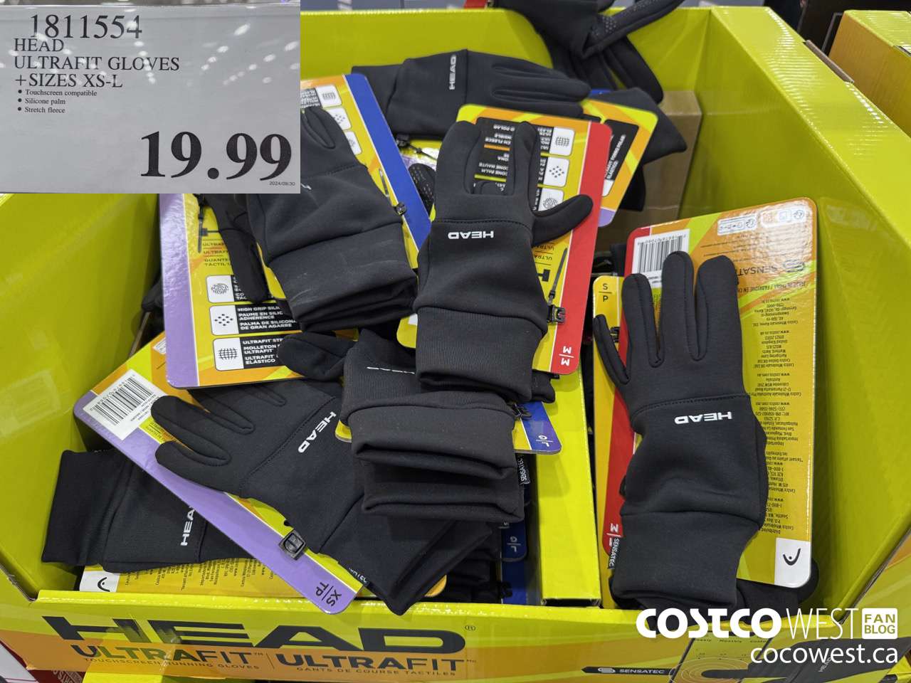 1811554 HEAD ULTRAFIT GLOVES SIZES XS-L $19.99